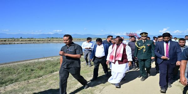 Assam Governor Reviews Flood Measures in Dhemaji