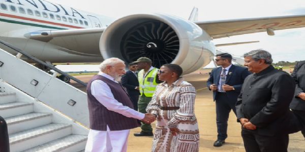 Productive Discussions Ahead: PM Modi Arrives in Johannesburg for High-Stakes G20