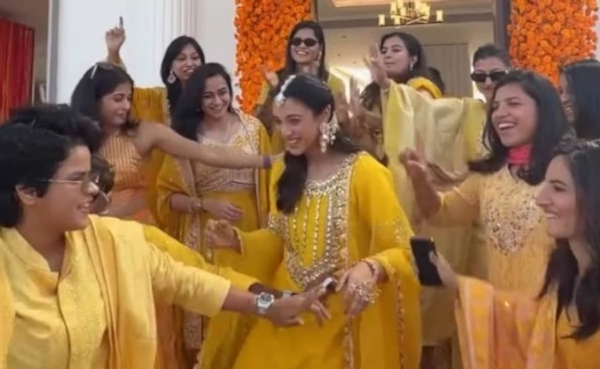 Smriti Mandhana Celebrates Vibrant Haldi Ceremony With World Cup Teammates