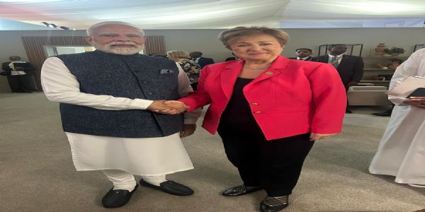 PM Modi, Georgieva Discuss Global Economy at G20 Summit