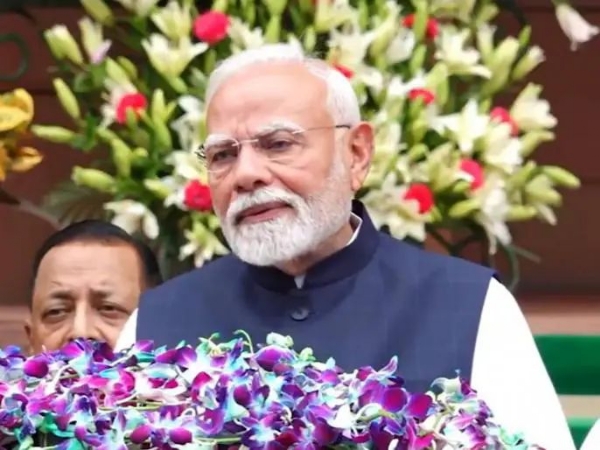 PM Narendra Modi Addressing the gathering