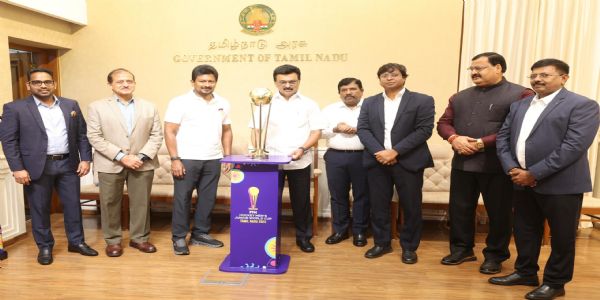 CM Stalin Unveils FIH Junior Hockey World Cup Trophy as Tamil Nadu Gears Up to Host