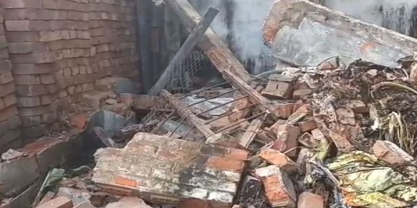 CPI(M) office demolished overnight in Ghola