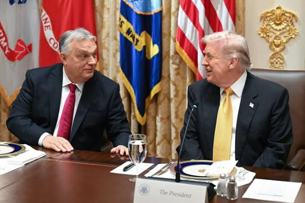 US President Donald Trump (R) and Hungarian Prime Minister Viktor Orban meet in the Cabinet Room of the White House in Washington, DC on Nov. 7, 2025 US President Donald Trump (R) and Hungarian Prime Minister Viktor Orban meet in the Cabinet Room of the White House in Washington, DC on Nov. 7, 2025