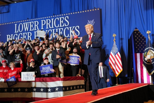President Trump spoke on the economy at the Mount Airy Casino Resort in Mount Pocono President Trump spoke on the economy at the Mount Airy Casino Resort in Mount Pocono