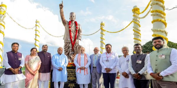 Statue of Veer Savarkar Unveiled by Amit Shah and Mohan Bhagwat in Andaman