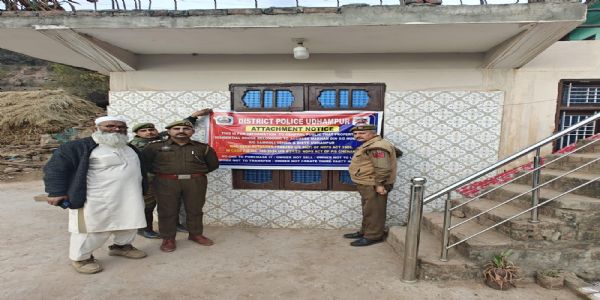 Attaches Drug Peddler’s Immovable Property worth ₹35 Lakhs