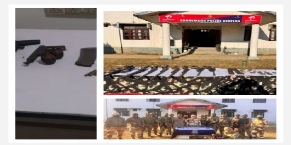 Security Forces Recover Arms, Ammunition From Multiple Hill Areas in Manipur