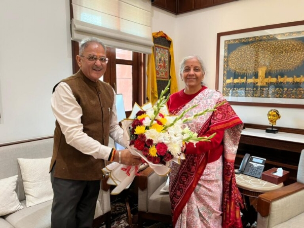 LG Kavinder Gupta Meets Union Finance Minister, Discusses Ladakh’s Developmental Priorities LG Kavinder Gupta Meets Union Finance Minister, Discusses Ladakh’s Developmental Priorities