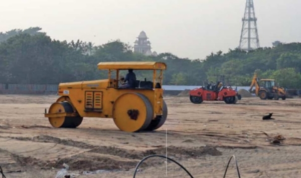 Dispute Over Marina Beach Land Dispute Over Marina Beach Land