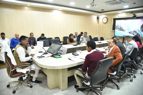 Assam Health Minister Ashok Singhal Reviewing Health & Family Welfare Department Works.