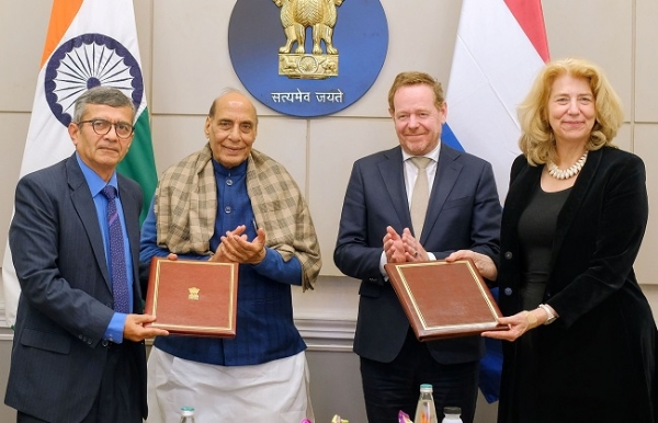 Rajnath Singh Meets Dutch Foreign Minister Rajnath Singh Meets Dutch Foreign Minister