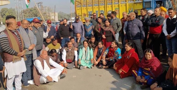 Massive protests by SMVD Sangharsh Samiti held across Jammu division