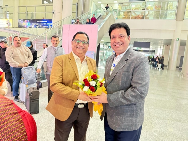 Newly appointed Managing Director KJ Patel of IFFCO arrived at IFFCO Phulpur unit Newly appointed Managing Director KJ Patel of IFFCO arrived at IFFCO Phulpur unit