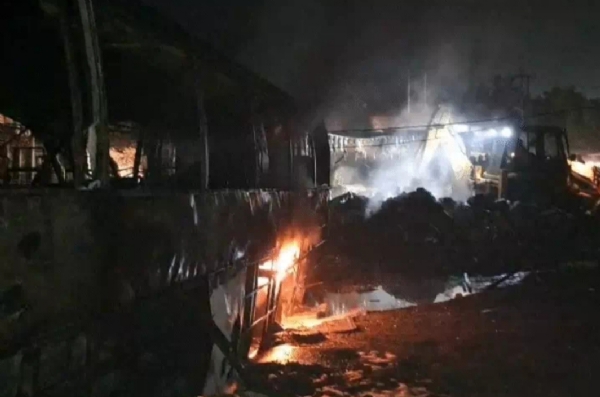 Tragic road accident occurred on the Fulwaria bypass of Balrampur Tragic road accident occurred on the Fulwaria bypass of Balrampur