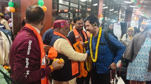 First batch from Tamil Nadu arrived in Kashi First batch from Tamil Nadu arrived in Kashi