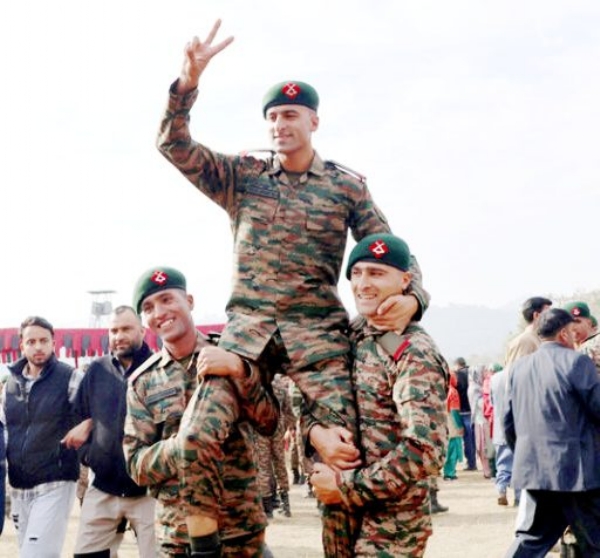 262 Army cadets from Kashmir pass out from JKLI centre in Udhampur