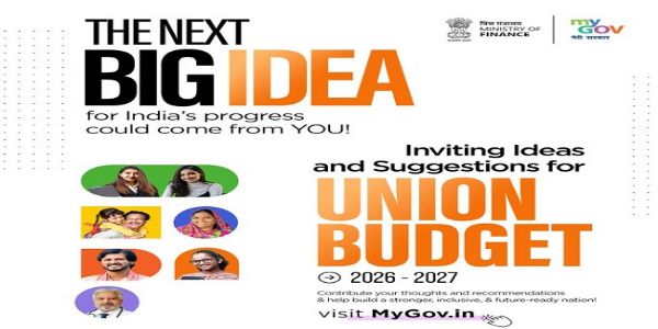Public Invited to Share Suggestions for Union Budget 2026–27