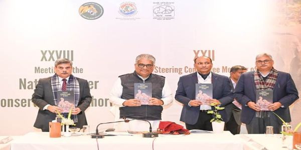 Union Minister Bhupender Yadav Reviews National Tiger and Elephant Conservation Strategies at Sundarbans