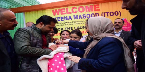 Sakeena Itoo Kick-Starts Pulse Polio Campaign Across J&K From Jammu