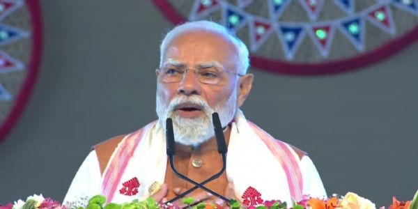 PM Modi’s Assam Visit Day 2: Emotional Tribute at Swahid Smarak, Bhoomipujan in Namrup on Cards