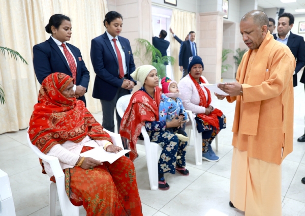 Chief Minister Yogi Adityanath held a Janata Darshan on Monday