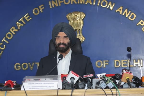 Delhi Environment Minister Manjinder Singh Sirsa