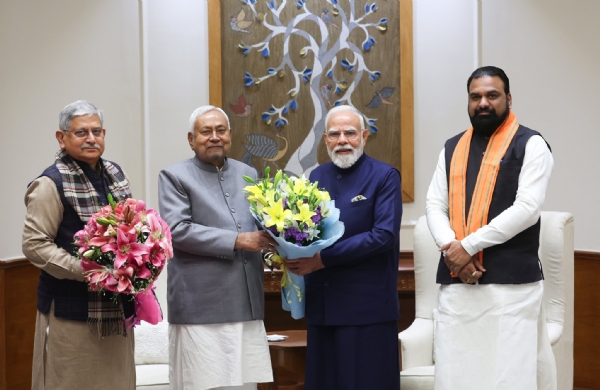 Nitish Kumar met PM Modi in New Delhi