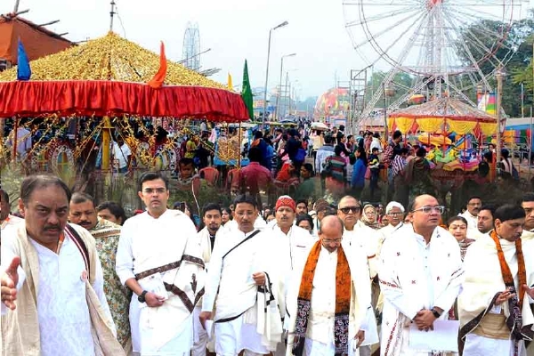 Poush Mela begins at Shantiniketan