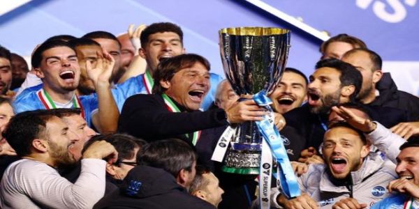Napoli Clinches Italian Super Cup with 2-0 Triumph Over Bologna, Neres Stars with Brace