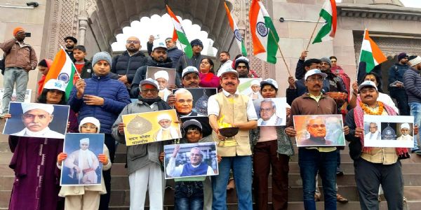 Birth anniversaries of Bharat Ratna Mahamana and Atalji celebrated