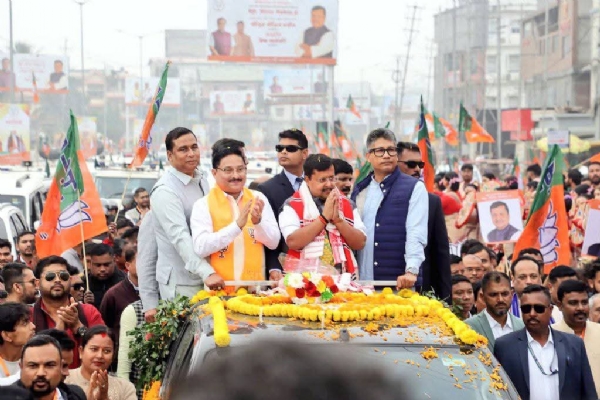 असम में नितिन नवीन।