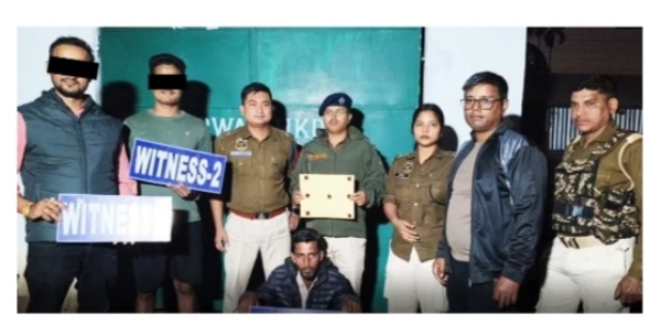 Image of the Drug Peddler Arrested With Narcotics in Assam