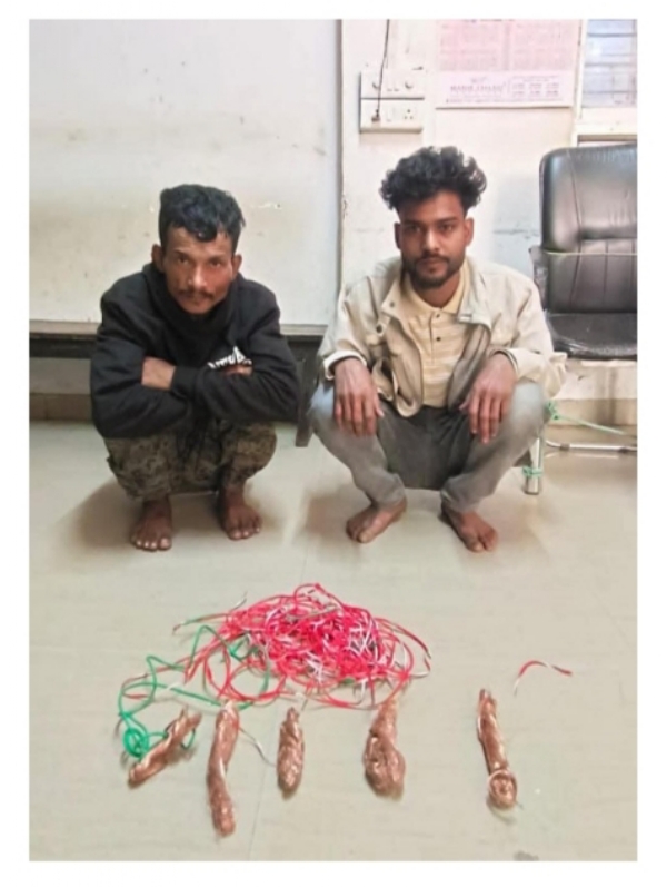 Image of the Two arrested theft Accused in Guwahati.