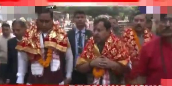BJP National Working President Nitin Navin Visits Kamakhya Temple