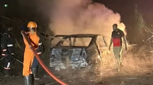 Car catch fire Car catch fire