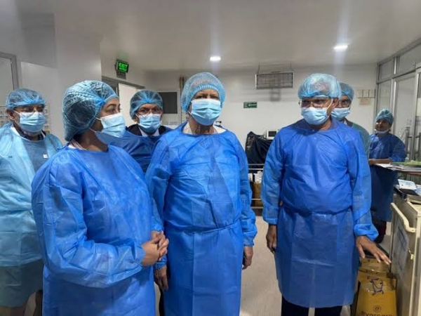 Chief Adviser Muhammad Yunus visited Evercare Hospital to inquire about the health of BNP Chairperson and former prime minister Khaleda Zia Chief Adviser Muhammad Yunus visited Evercare Hospital to inquire about the health of BNP Chairperson and former prime minister Khaleda Zia