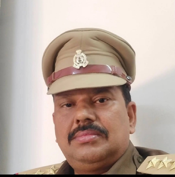 Inspector Arun Kumar Rai, posted at the Kuthaund police station in Jalaun Inspector Arun Kumar Rai, posted at the Kuthaund police station in Jalaun