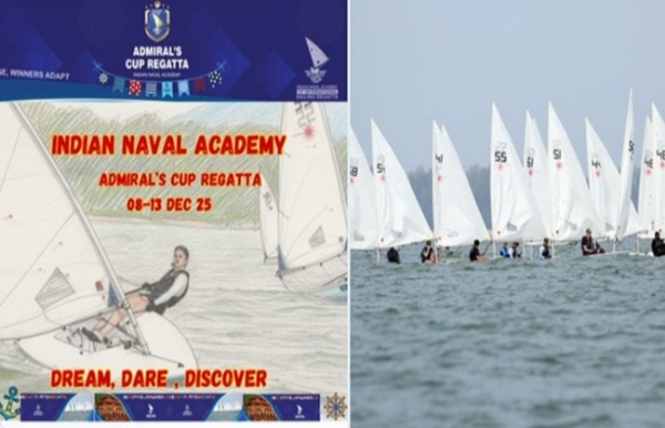 Admiral’s Cup 2025 Begins at Indian Naval Academy with 35 Nations Participating