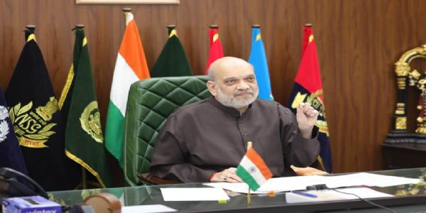  HM Amit Shah chairs High Level Meetings in New Delhi to review security scenario in J&K