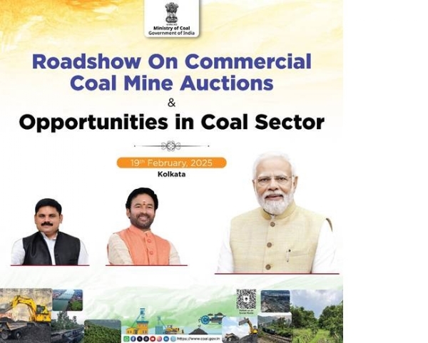 Roadshow on commercial mine auction poster