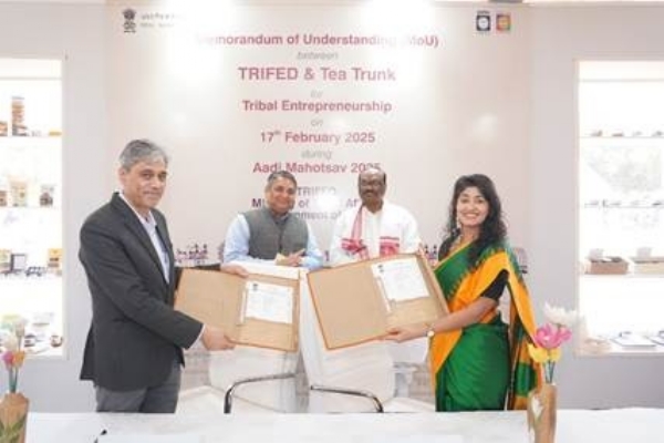 TRIFED and Tea Trunk sign MoU to boost tribal economy