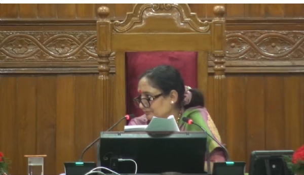 Speaker of Uttarakhand Legislative Assembly conducts proceedings of Budget Session