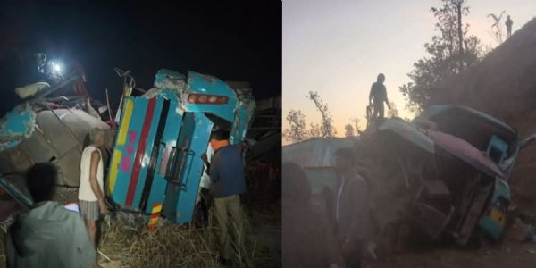 (Update)MP CM expresses grief over bus accident of MP in Gujarat, announces Ex Gratia to families of deceased