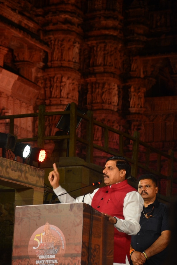 Chief Minister Dr Mohan Yadav was addressing the inaugural program of the 51st Khajuraho Dance Festival in Khajuraho.