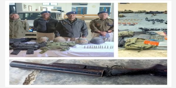 Massive surrender of illegal weapons in Manipur on Governor