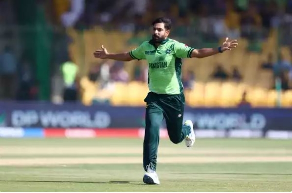 Pakistani fast bowler Haris Rauf