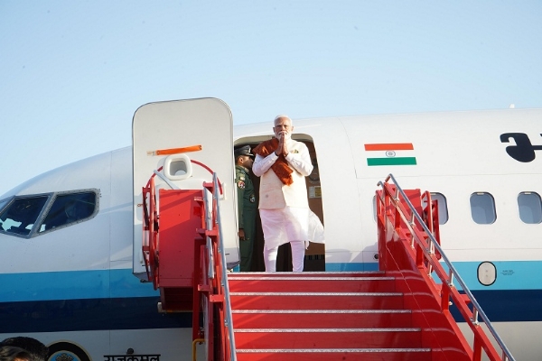 PM Modi reached Bhopal