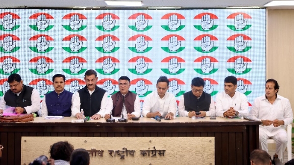 Addressing a joint press conference at the Congress headquarters on Monday