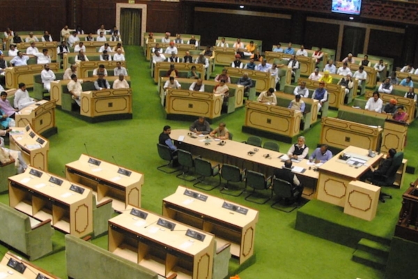 House proceedings adjourned twice due to uproar in the assembly